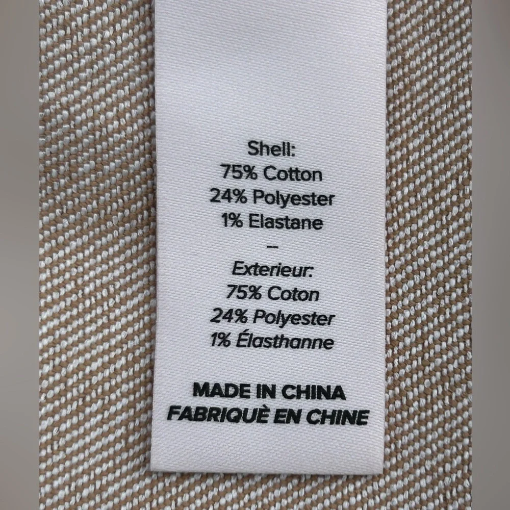 Cinq à Sept Azure Long Wide Leg Jeans Pants in Sahara Tan Trousers Size 6 - Picture 12 of 16